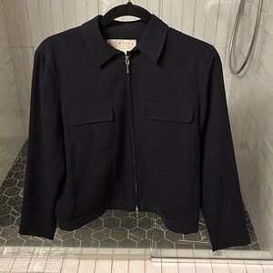 Vintage navy bomber jacket